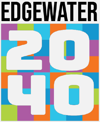 Colorful Edgewater 2040 Logo